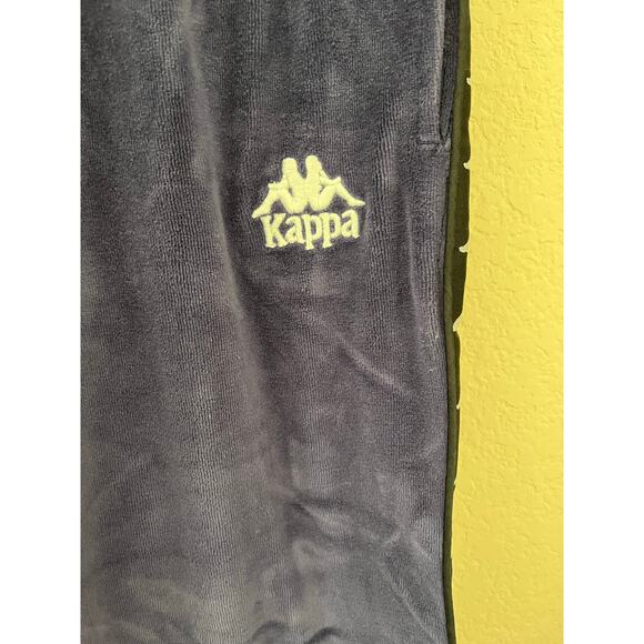 Kappa | Size Small Velour Sweatpants Blue Sorority Fraternity - Picture 4 of 5